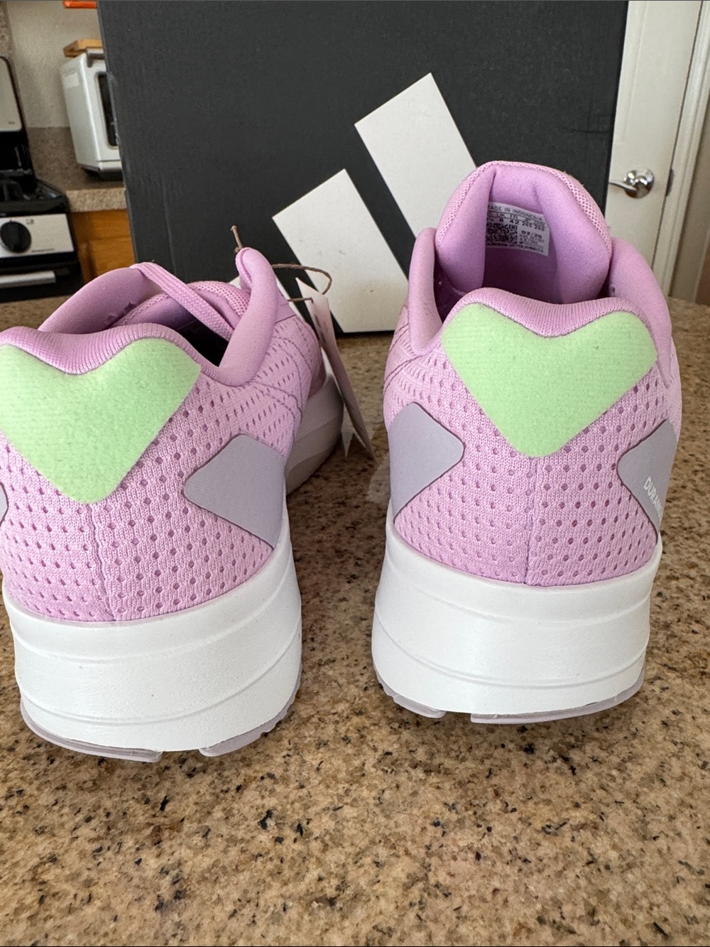 Adidas Duramo SL, Bliss Lilac/Zero Metallic/Silver Dawn Women’s 9.5 BRAND NEW - Picture 10 of 14